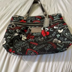 Coach Poppy Diaper Bag/handbag